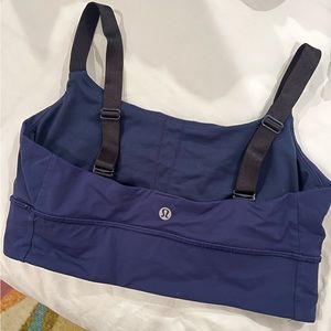 Lululemon navy/ black sports bra